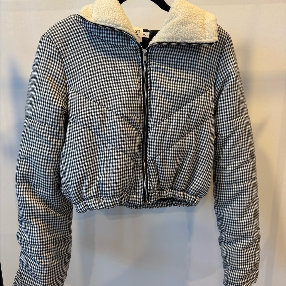 Princess Polly Cropped Puffer Jacket